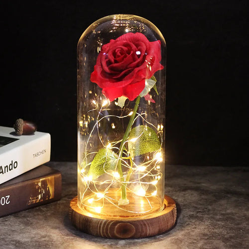 Eternal Glow Rose Lamp