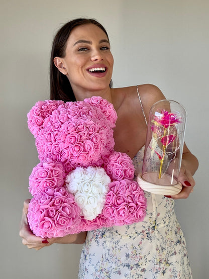 Forever Bloom Rose Bear – A Gift That Speaks from the Heart