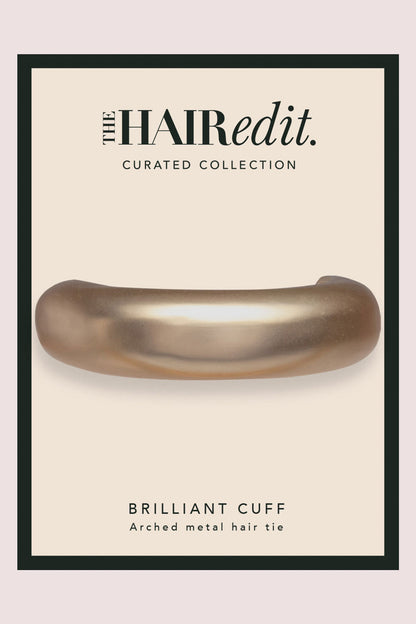 Brilliant Cuff Arched Metal Hair Tie