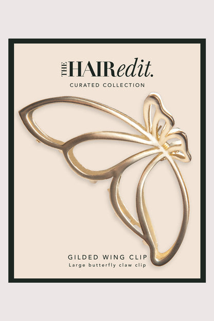 Gilded Wing Butterfly Claw Clip